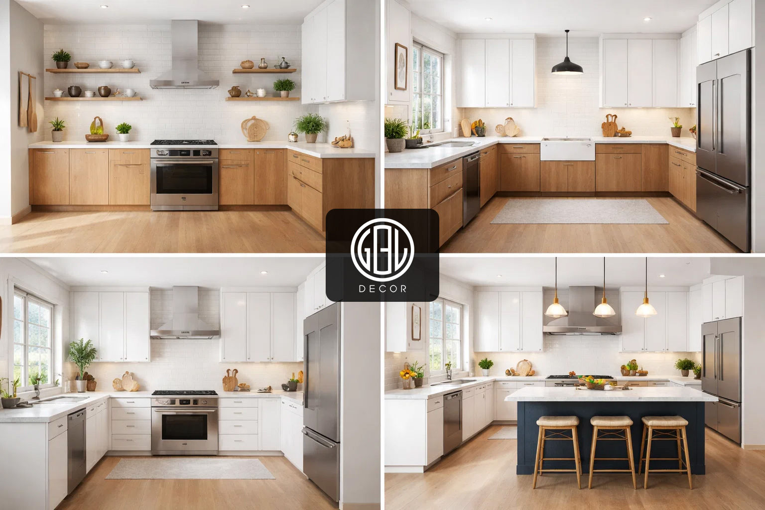 Các kiểu bố trí phòng bếp phổ biến