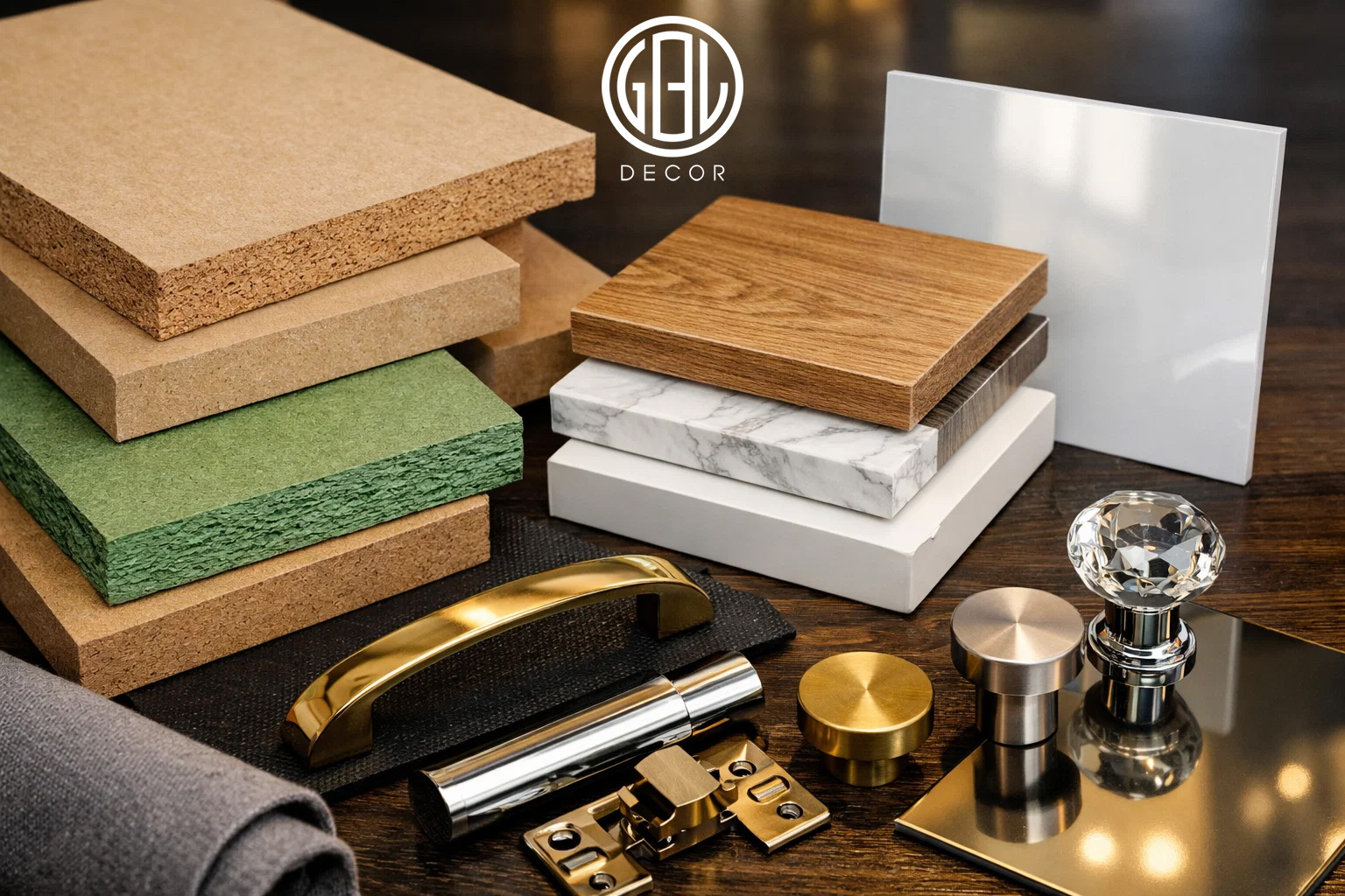 Vật liệu sử dụng trong thi công nội thất