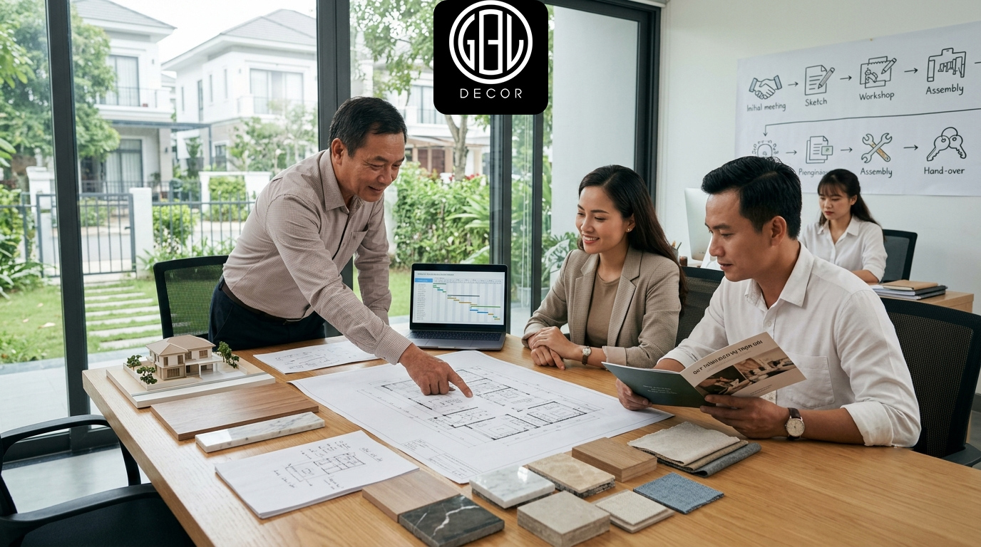 Cam kết vàng từ quy trình dịch vụ trọn gói chuyên nghiệp và minh bạch