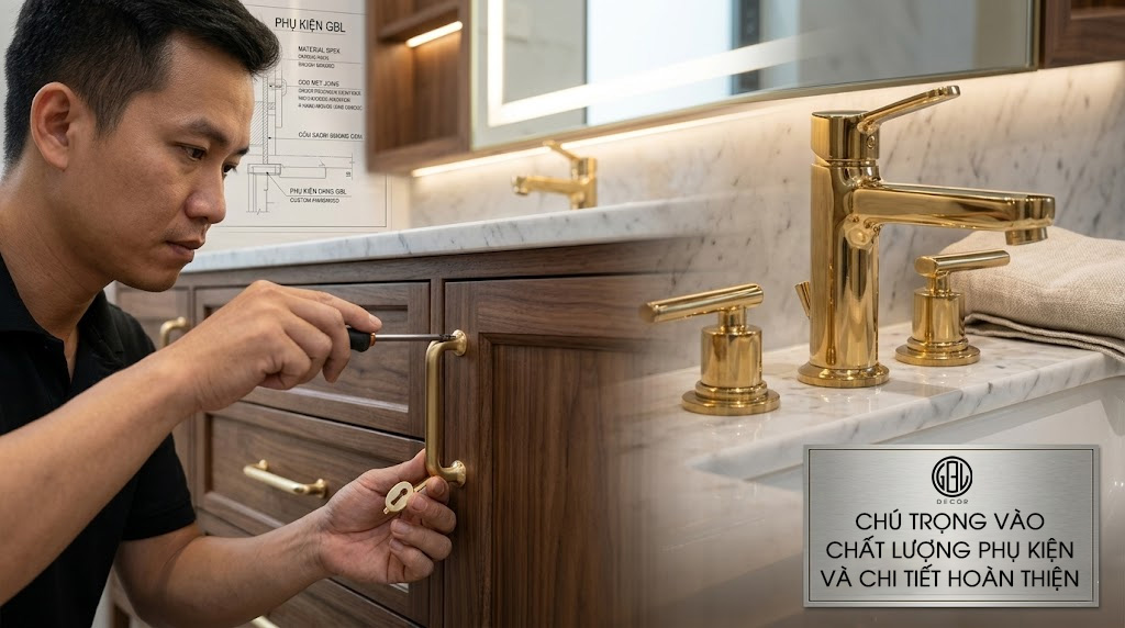 Chú trọng vào chất lượng phụ kiện và chi tiết hoàn thiện