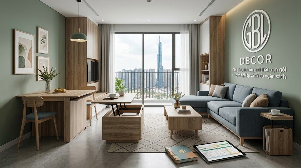 Giải pháp thi công nội thất trọn gói chuyên nghiệp và tối ưu ngân sách