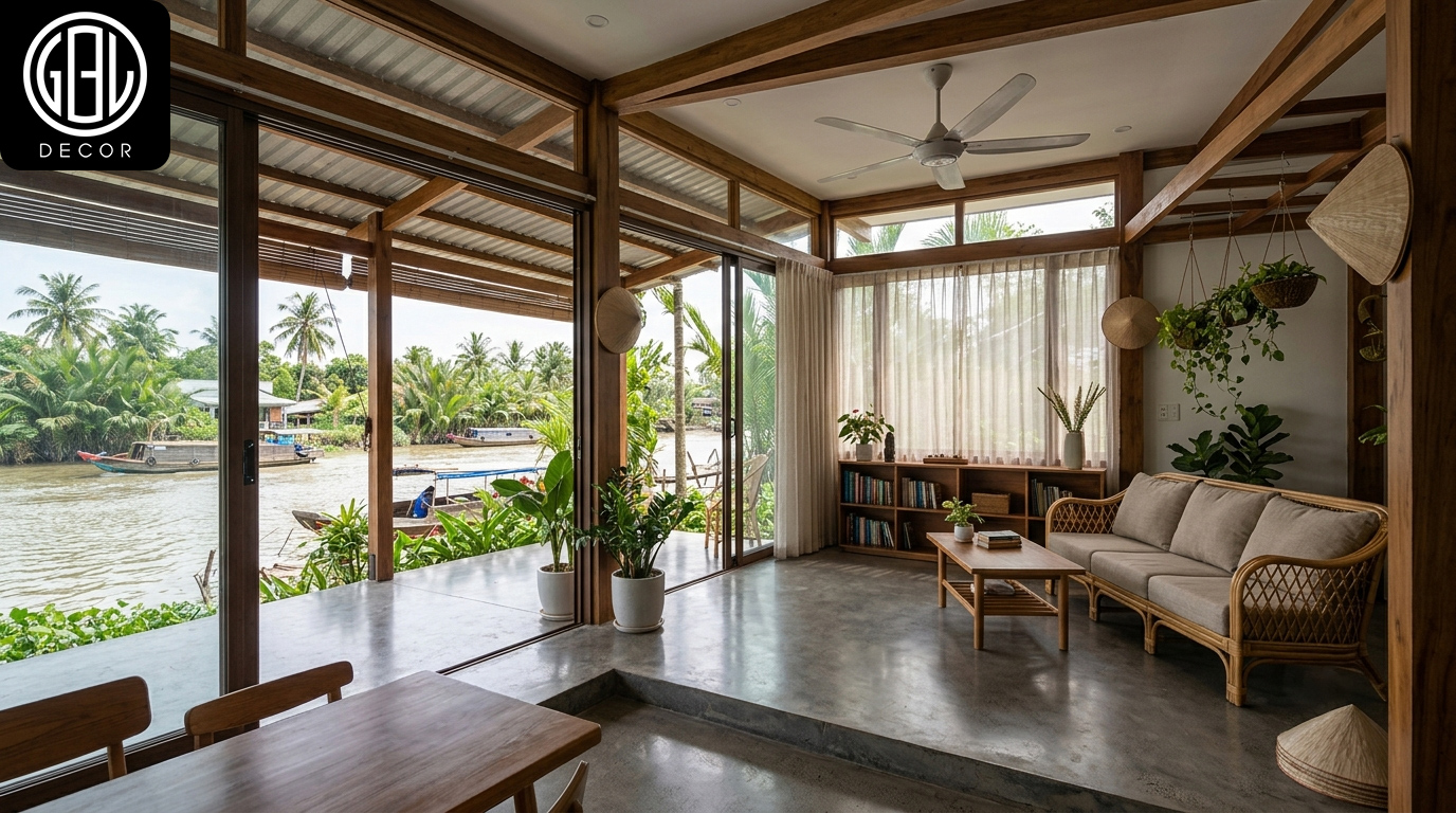 Giải Pháp Tối Ưu Không Gian Sống Bền Đẹp Theo Đặc Thù Khí Hậu Miền Tây