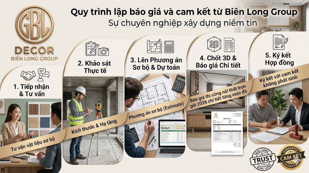 Quy trình lập báo giá và cam kết từ Biên Long Group
