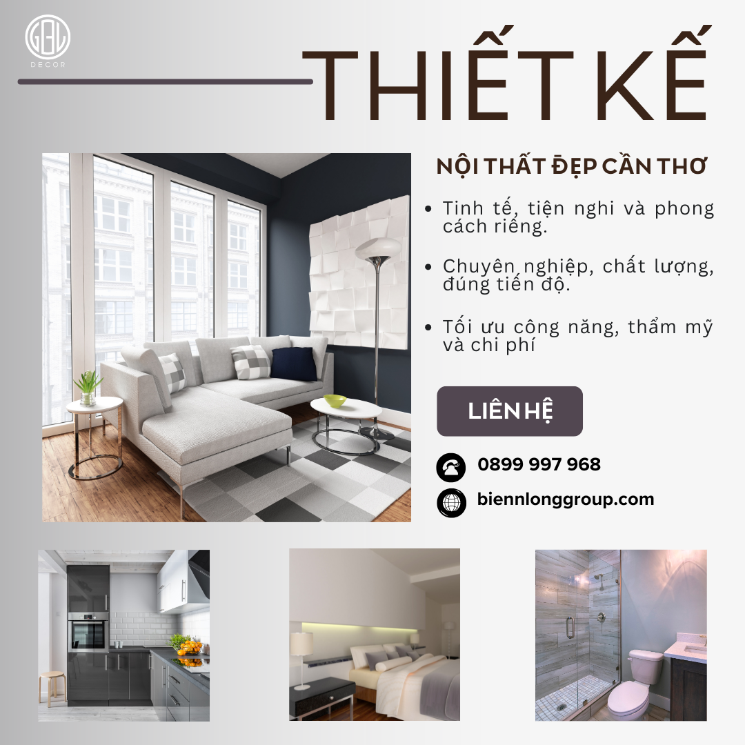 Dịch vụ thiết kế nội thất đẹp Cần Thơ