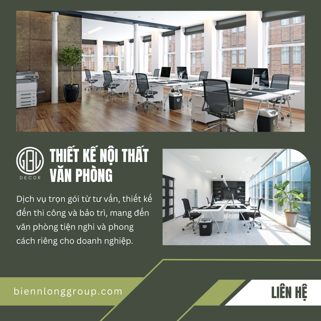 thiết kế nội thất văn phòng chuyên nghiệp Cần Thơ