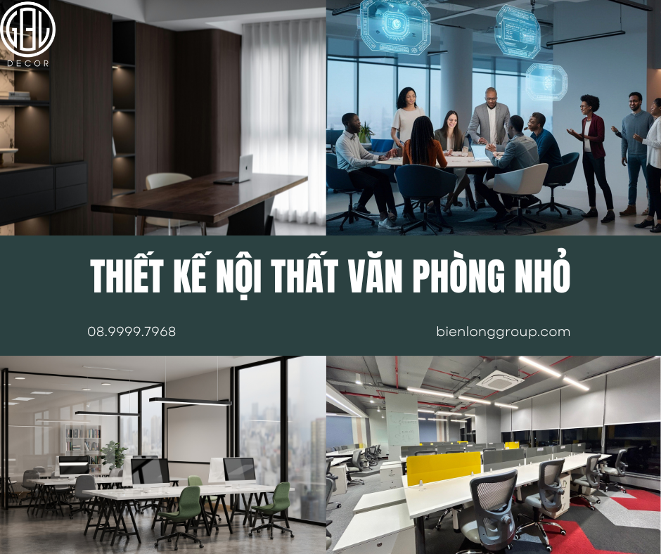 thiết kế nội thất văn phòng nhỏ