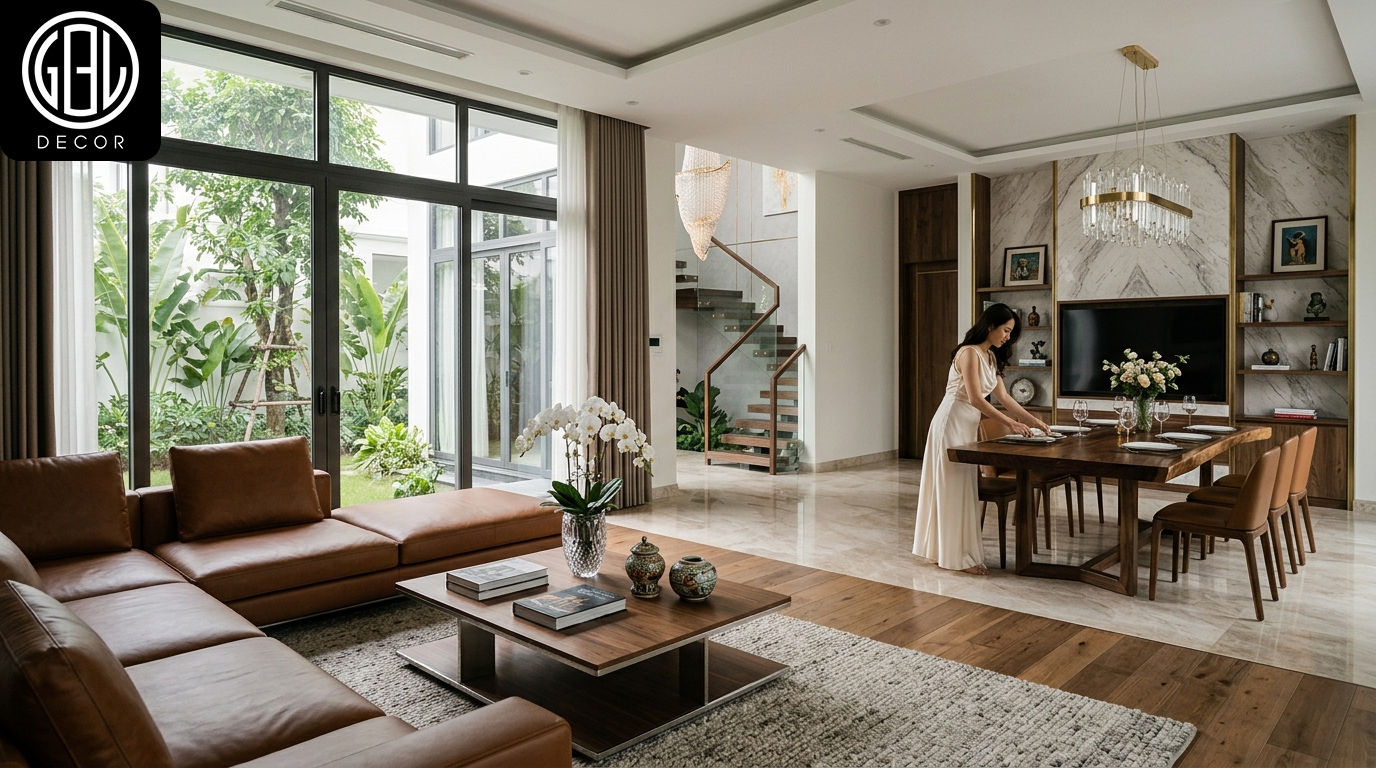 Tiêu Chuẩn Vàng Trong Thiết Kế Nội Thất Biệt Thự Cao Cấp Xứng Tầm Thượng Lưu