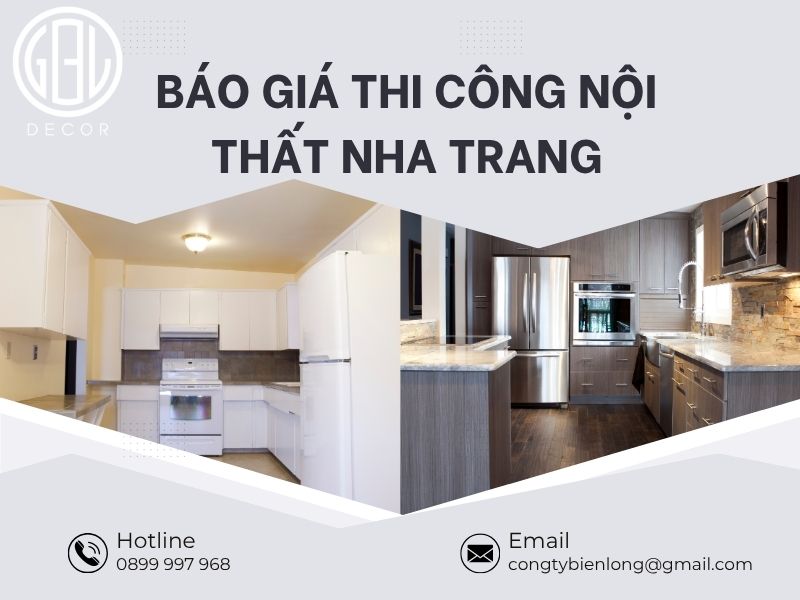 Báo giá thi công nội thất Nha Trang chi tiết và minh bạch