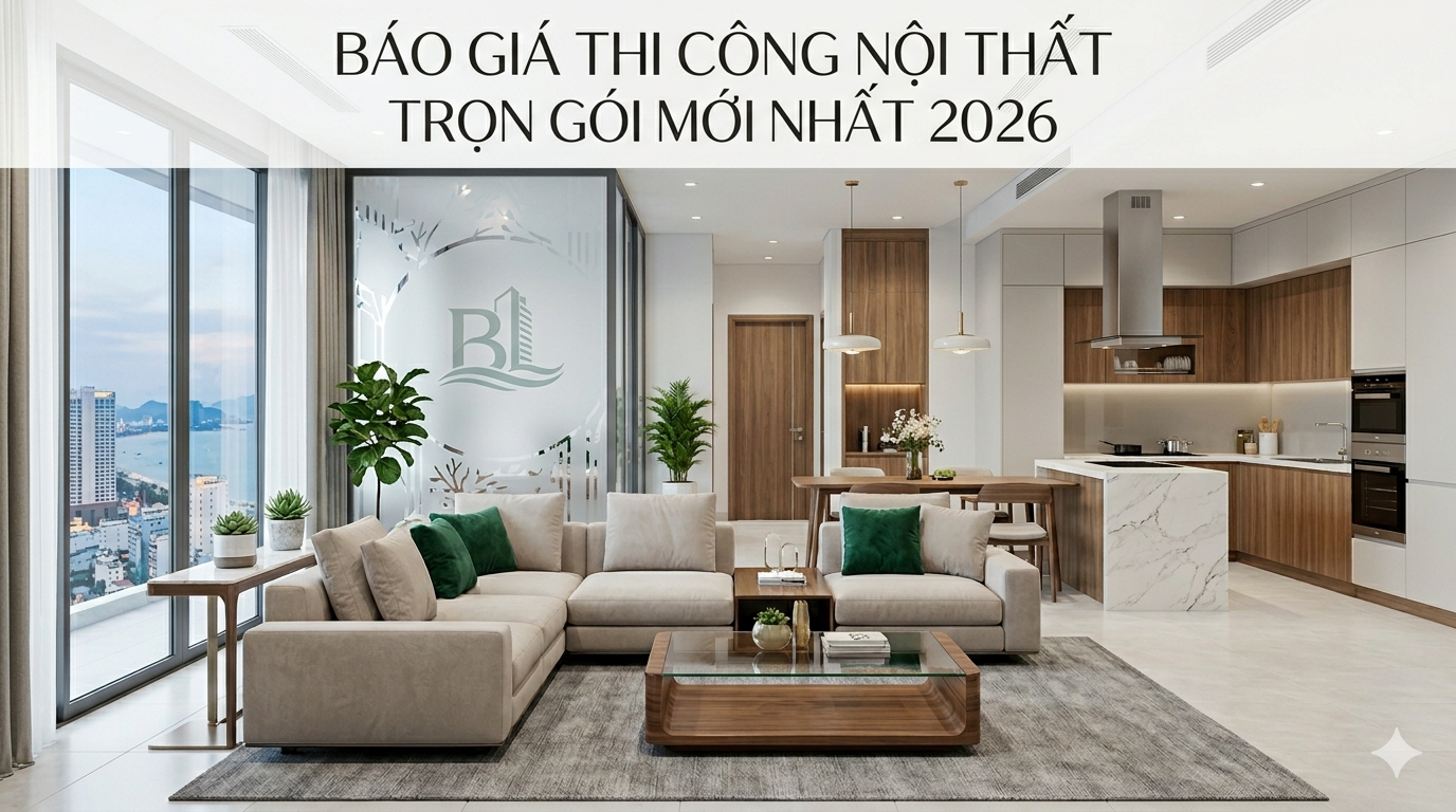 Báo Giá Thi Công Nội Thất Trọn Gói Mới Nhất 2026