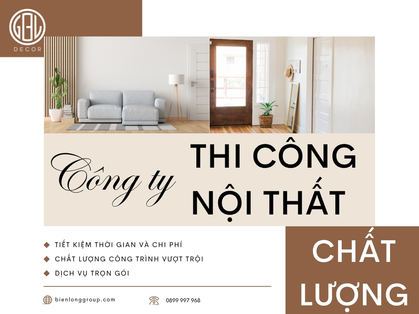 Công ty thi công nội thất chất lượng tại Cần Thơ