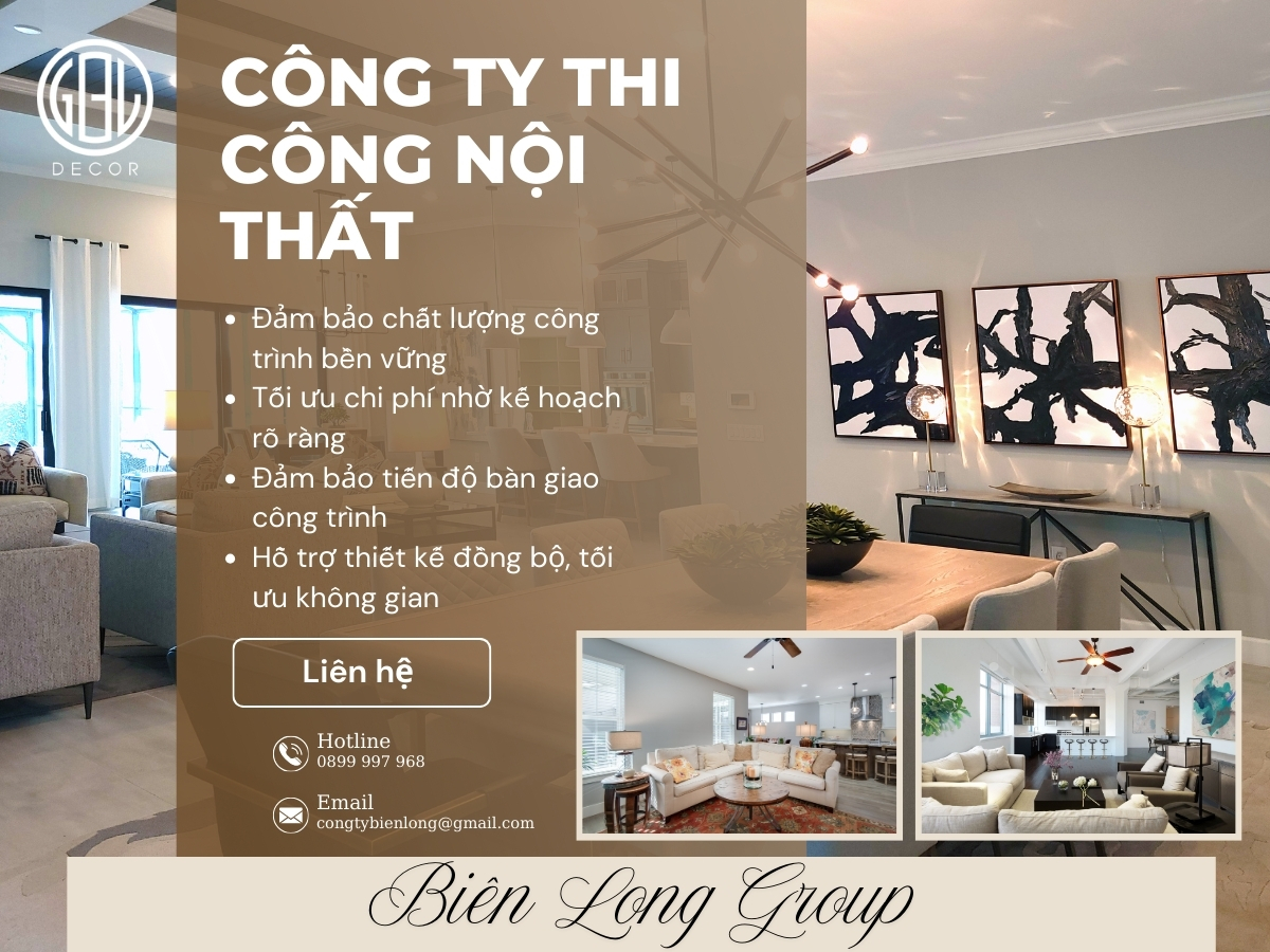 Công ty thi công nội thất uy tín đồng hành cùng ngôi nhà bạn