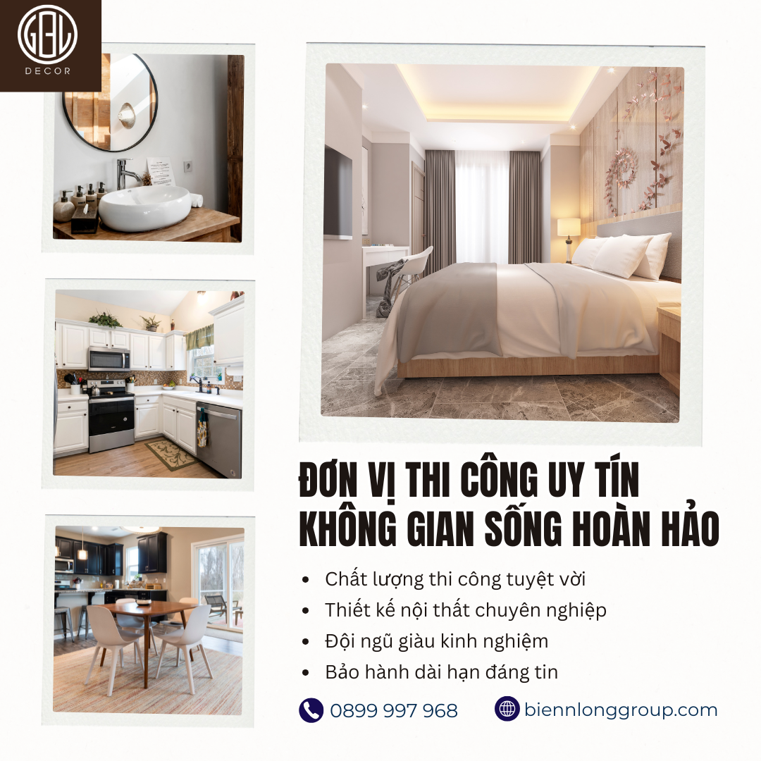 Giải pháp lựa chọn đơn vị thi công nội thất uy tín cho không gian sống hoàn hảo