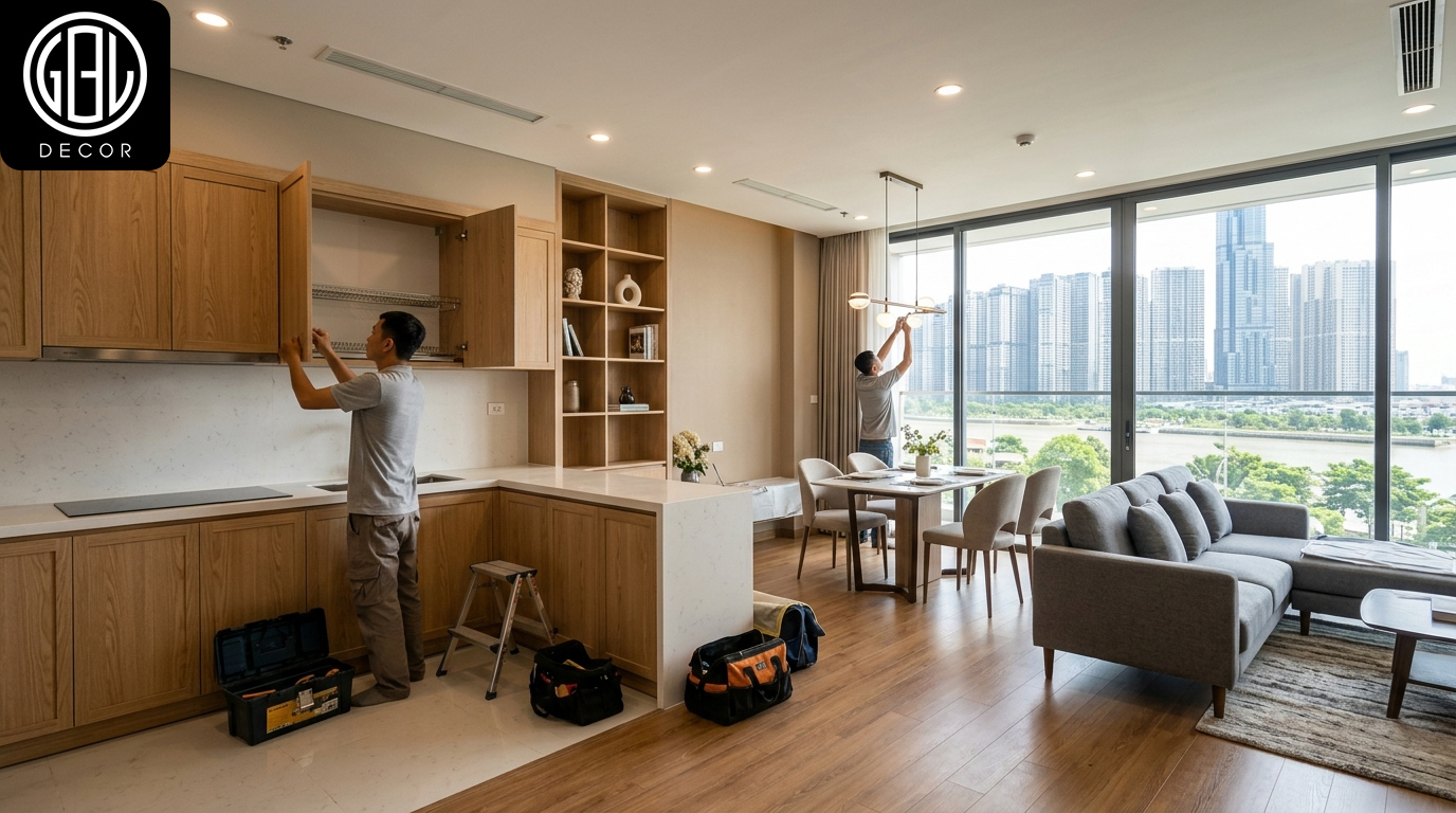 Giải Pháp Thi Công Nội Thất Trọn Gói Tối Ưu Cho Không Gian Sống Hiện Đại