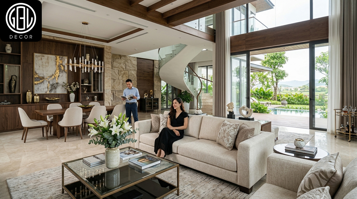 Nghệ Thuật Thiết Kế Nội Thất Biệt Thự: Khẳng Định Đẳng Cấp Và Phong Cách Sống Thượng Lưu