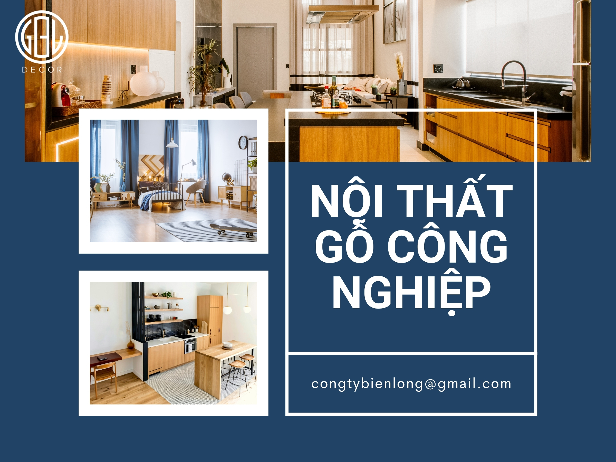 Nội thất gỗ công nghiệp – Giải pháp hiện đại cho không gian sống