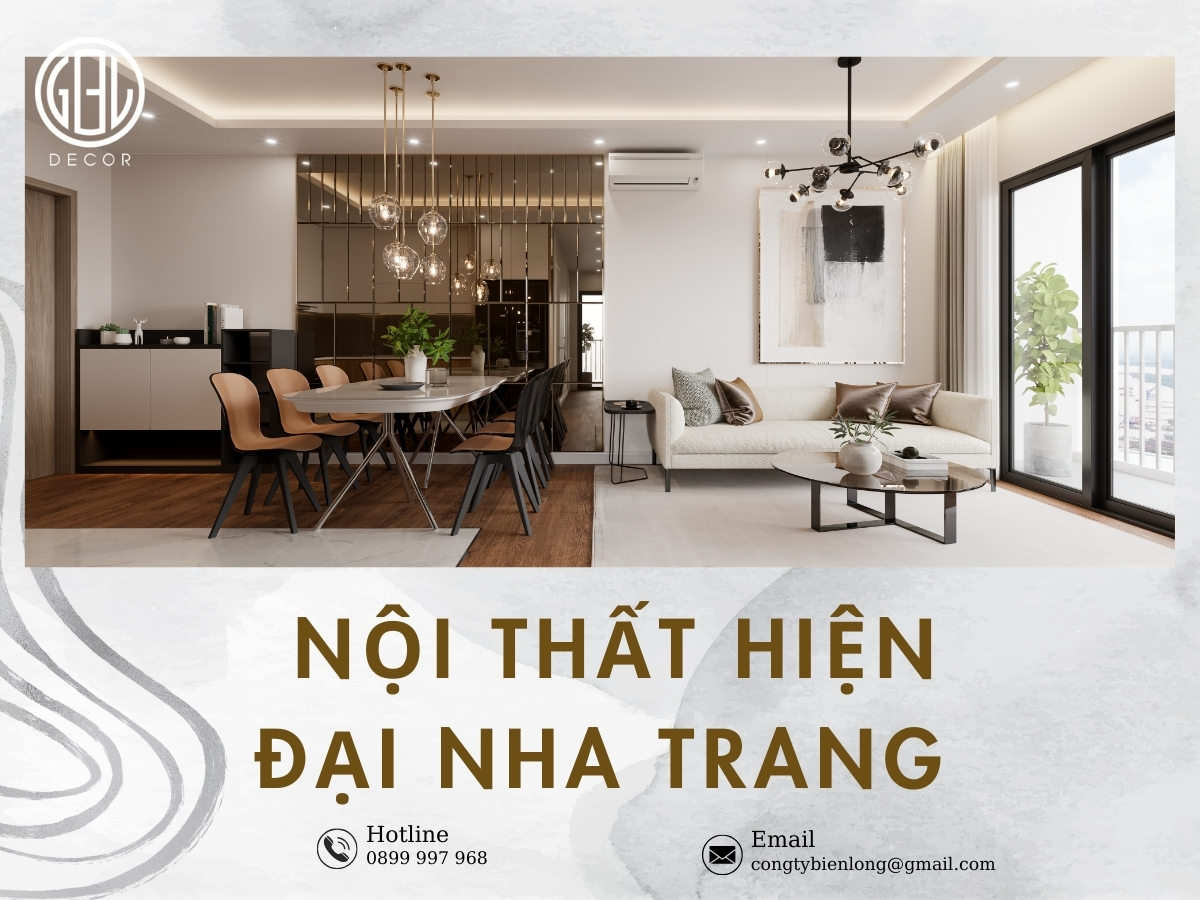 Nội thất hiện đại Nha Trang lựa chọn hoàn hảo cho không gian sống