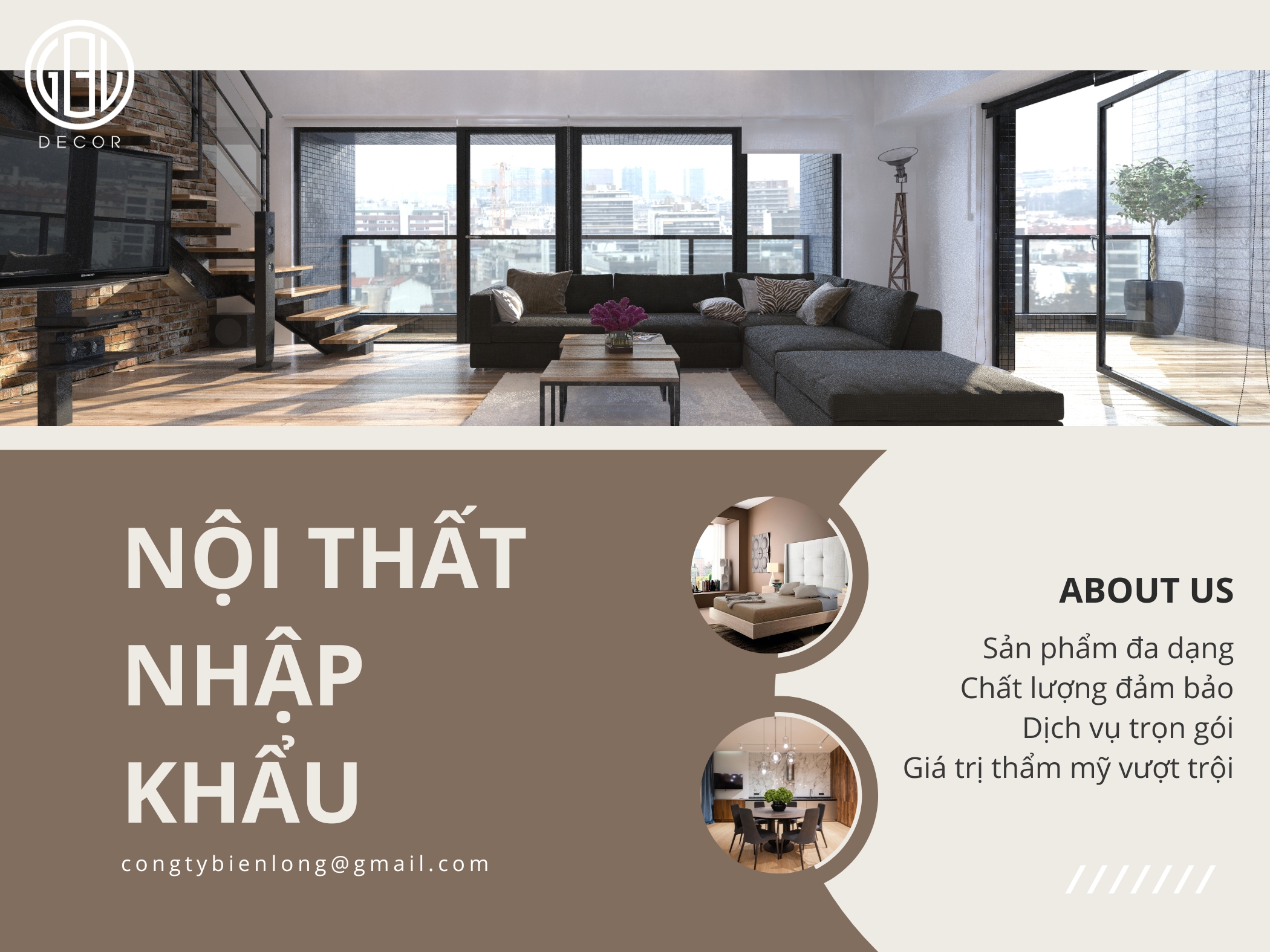 Nội thất nhập khẩu tại Cần Thơ nâng tầm không gian sống