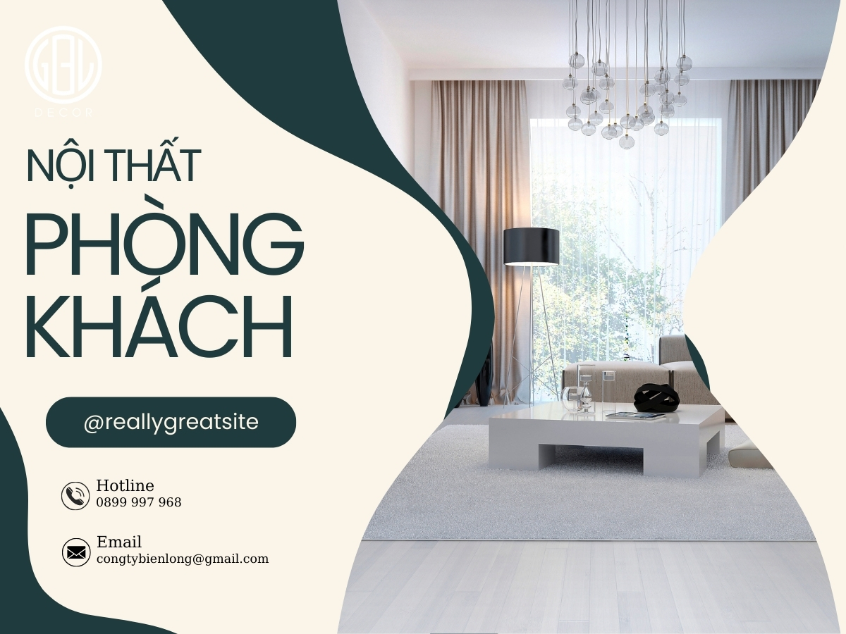 Nội thất phòng khách sang trọng điểm nhấn ấn tượng cho ngôi nhà