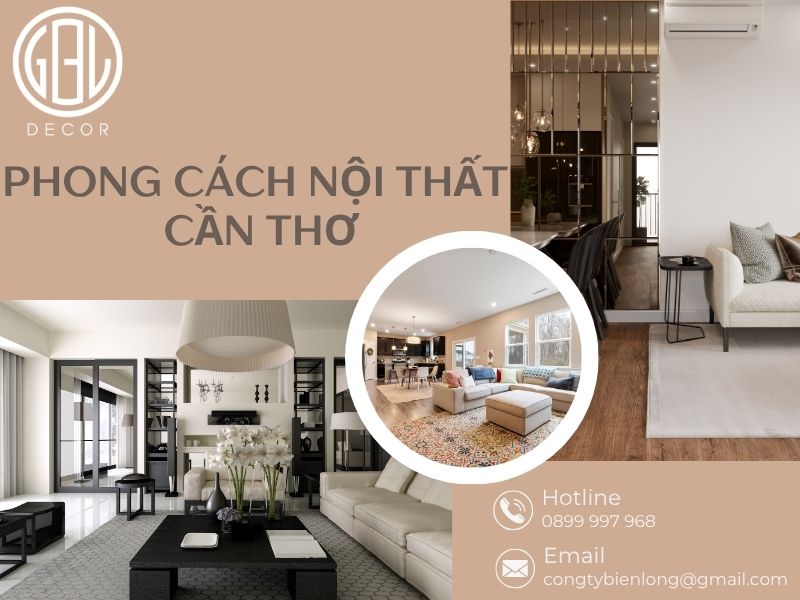 Phong cách nội thất Cần Thơ đang thịnh hành hiện nay