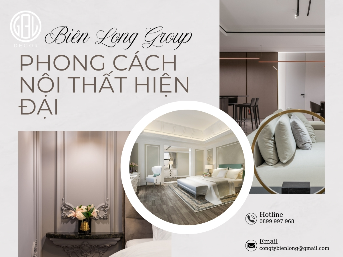 Phong cách nội thất hiện đại đơn giản nhưng tinh tế