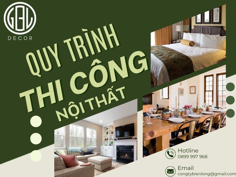 Quy trình thi công nội thất chuyên nghiệp gồm những gì