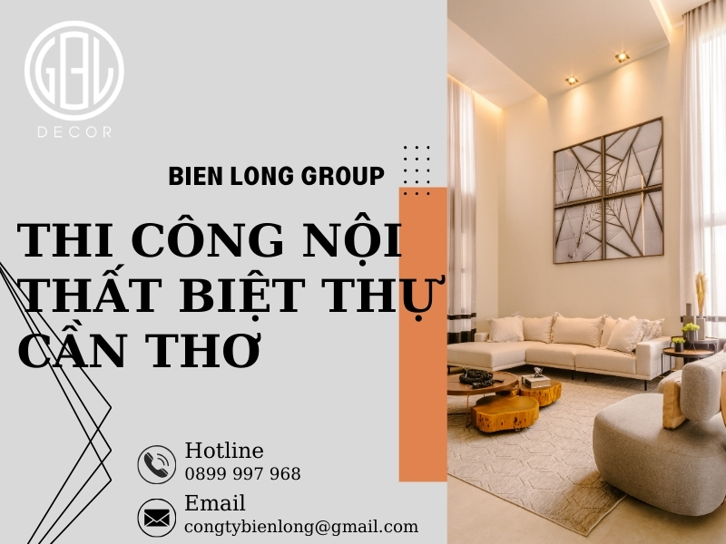 Thi công nội thất biệt thự Cần Thơ nâng tầm phong cách sống