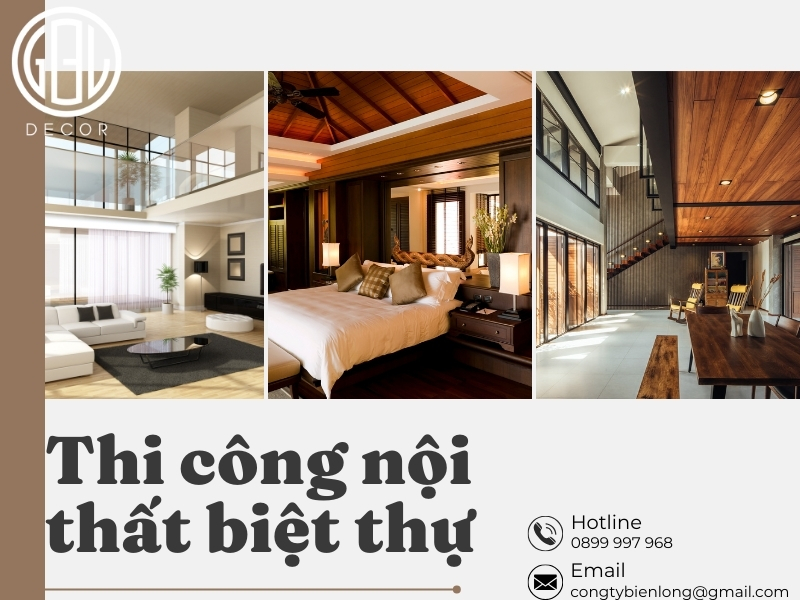 Thi công nội thất biệt thự đẳng cấp xứng tầm vị thế gia chủ