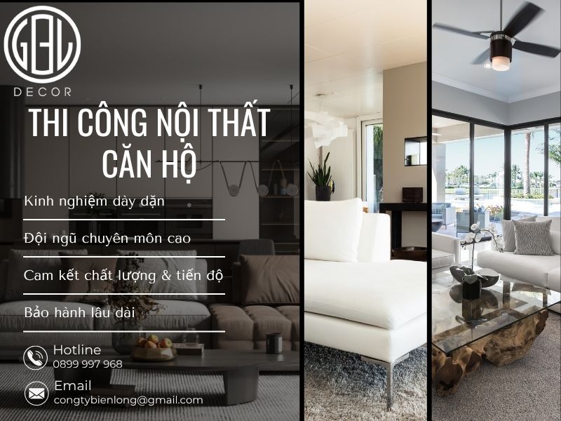 Thi công nội thất căn hộ: Bí quyết biến không gian sống thành tổ ấm lý tưởng cùng Biên Long Group