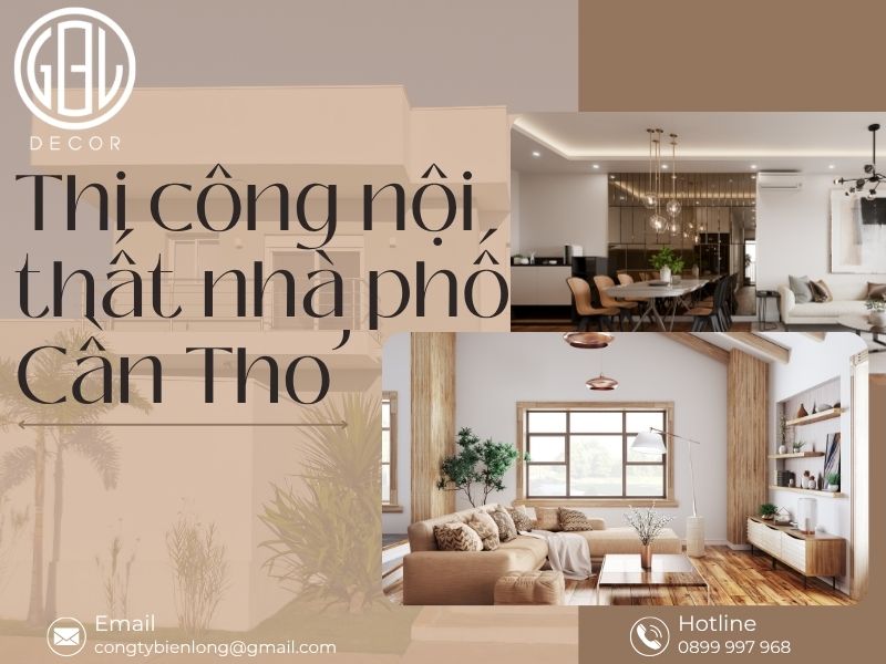 Thi công nội thất nhà phố Cần Thơ đẹp từng chi tiết khiến bạn mê mẩn