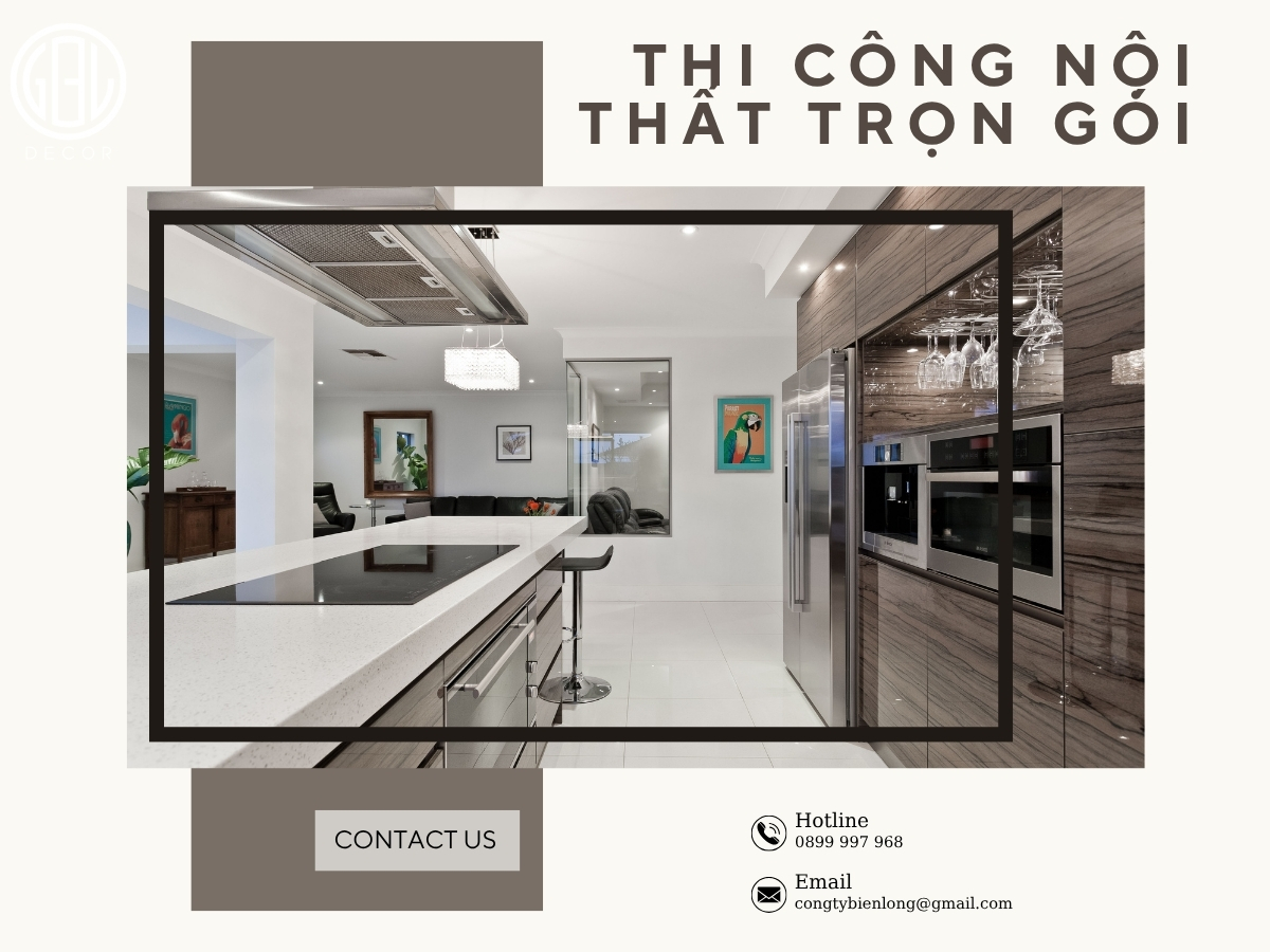 Thi công nội thất trọn gói tiết kiệm thời gian và công sức