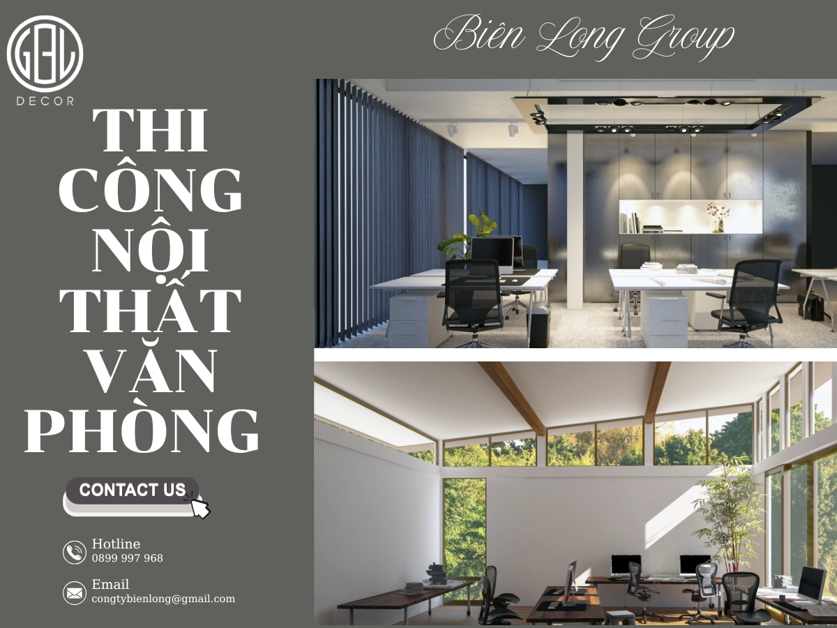 Thi công nội thất văn phòng chuyên nghiệp và uy tín