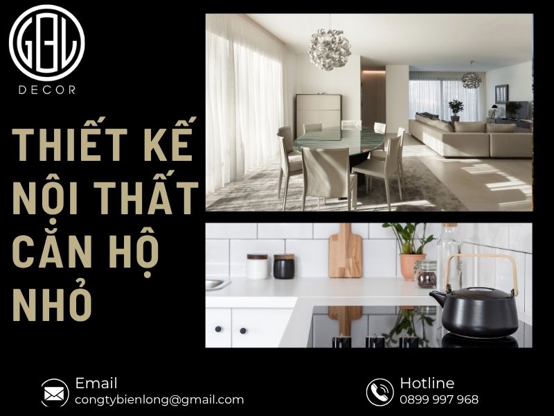 Thiết kế nội thất căn hộ nhỏ tối ưu diện tích sống thông minh