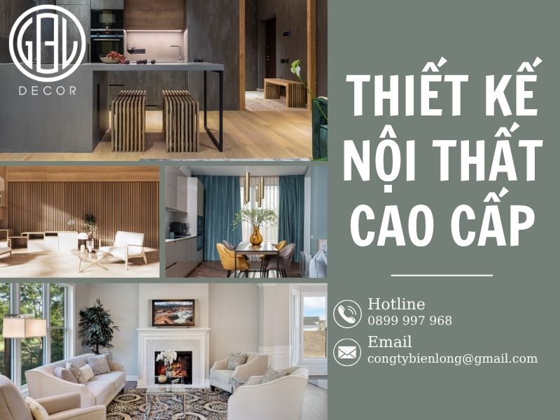 Thiết kế nội thất cao cấp tinh tế trong từng đường nét