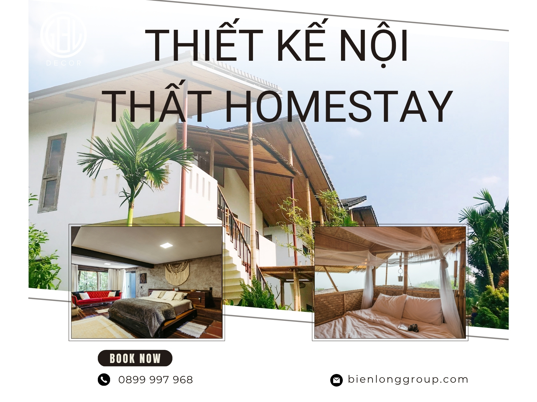 Thiết kế nội thất homestay Nha Trang