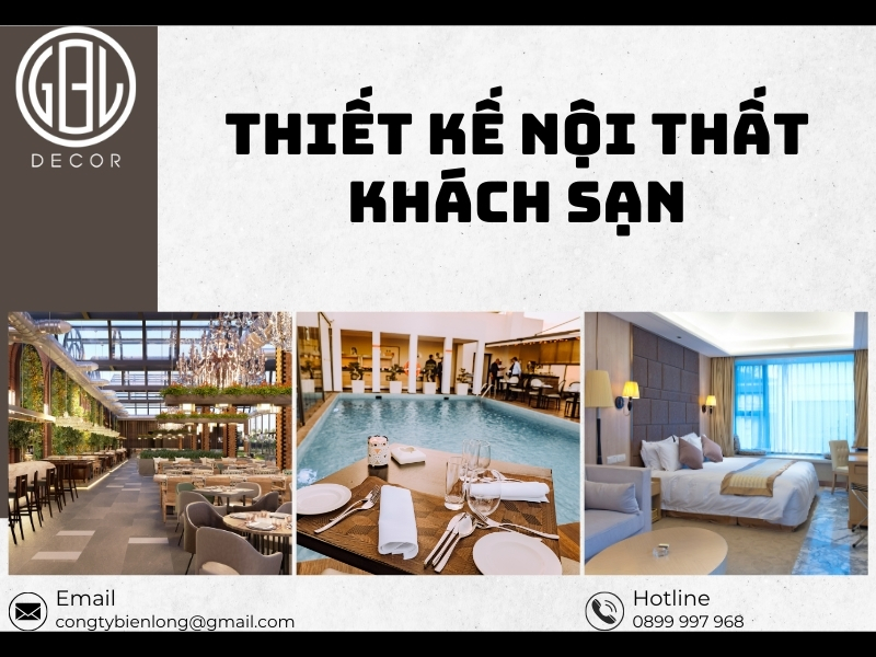 Thiết kế nội thất khách sạn gây ấn tượng mạnh ngay từ sảnh chờ