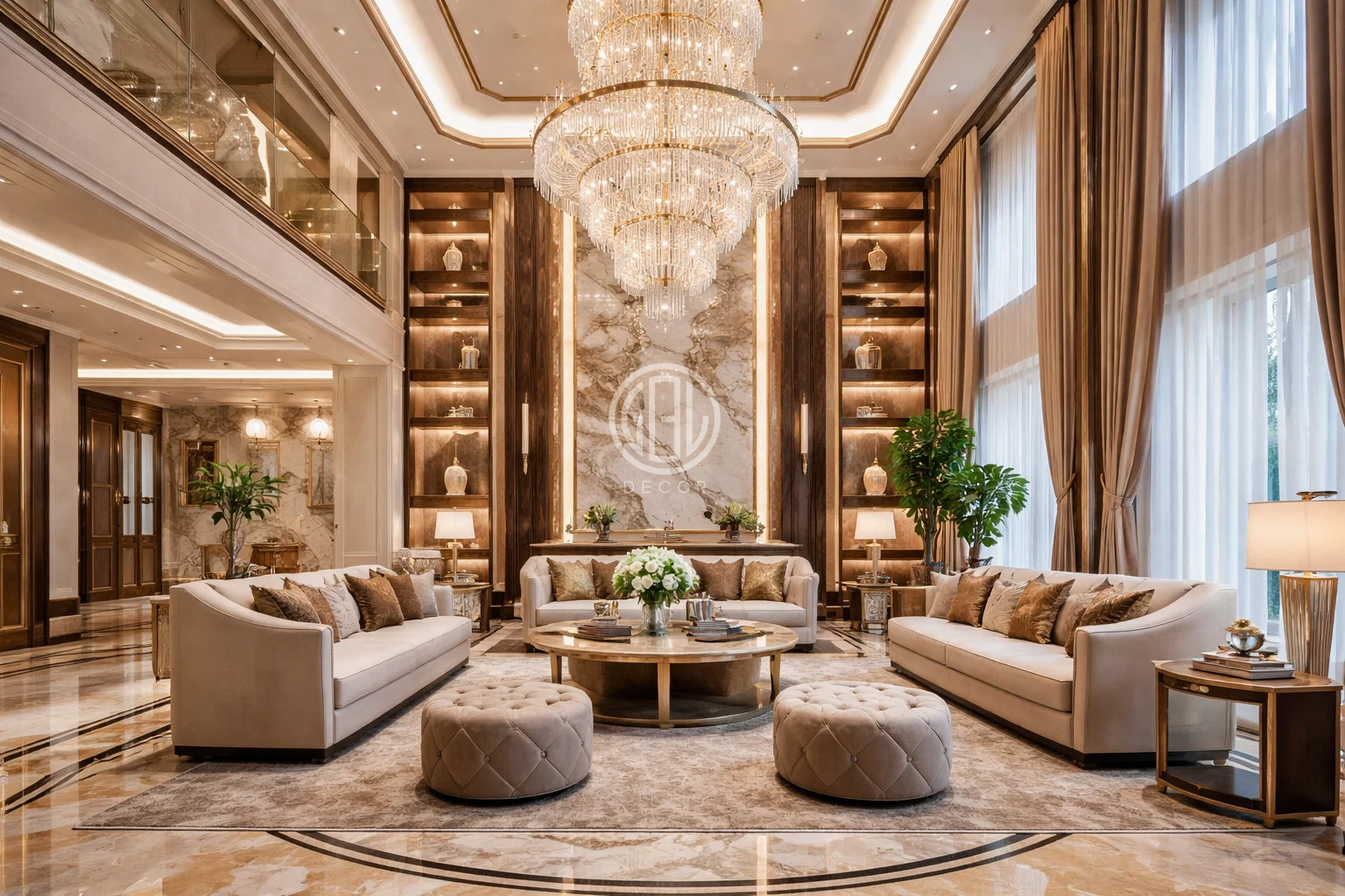 Thiết kế nội thất Luxury – Chuẩn mực đẳng cấp trong không gian sống thượng lưu