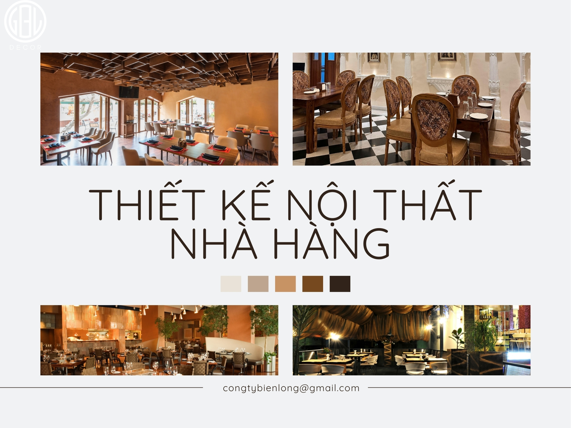 Thiết kế nội thất nhà hàng – Yếu tố tạo nên thành công bền vững
