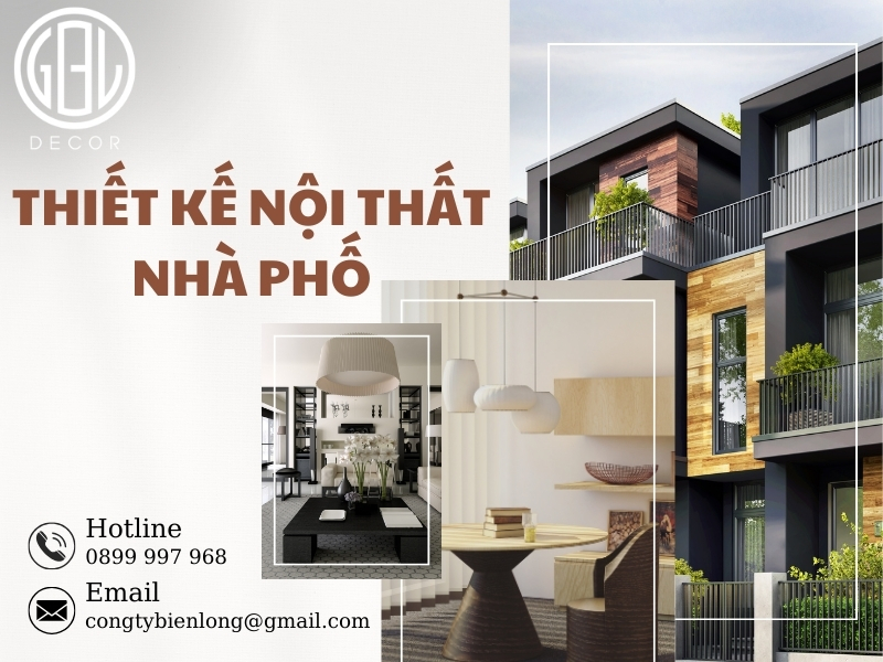 Thiết kế nội thất nhà phố tối ưu công năng và thẩm mỹ hài hòa
