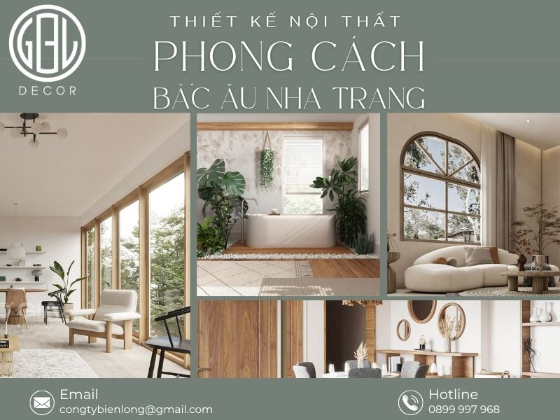 Thiết kế nội thất phong cách Bắc Âu Nha Trang nhẹ nhàng mà cuốn hút