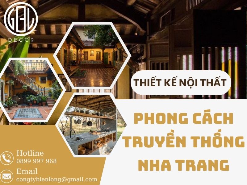 Thiết kế nội thất phong cách truyền thống Nha Trang đậm chất văn hóa Việt
