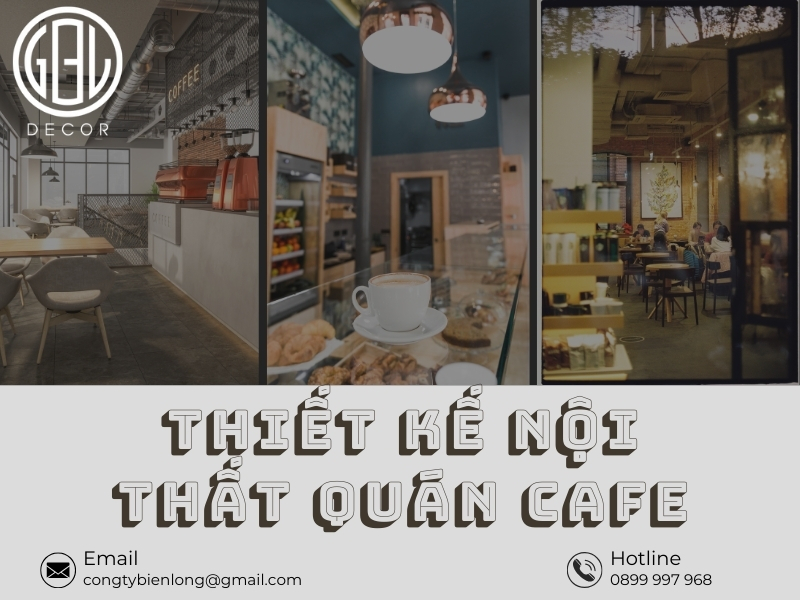 Thiết kế nội thất quán cafe tạo nên không gian chill hút khách
