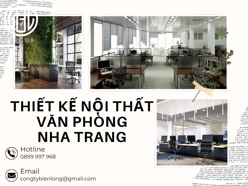 Thiết kế nội thất văn phòng Nha Trang chuyên nghiệp và tối ưu hiệu suất làm việc