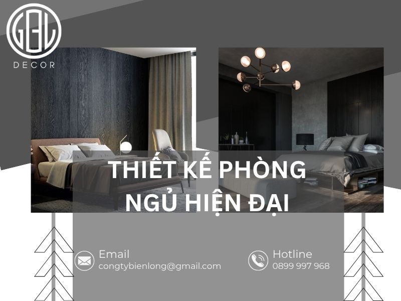 Thiết kế phòng ngủ hiện đại với nội thất thông minh và tinh tế