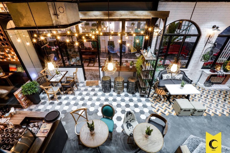 Thiết kế thi Công nội thất quán cafe Tân Phú