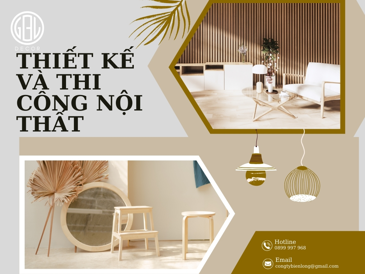 Thiết kế và thi công nội thất chuyên nghiệp nâng tầm không gian sống