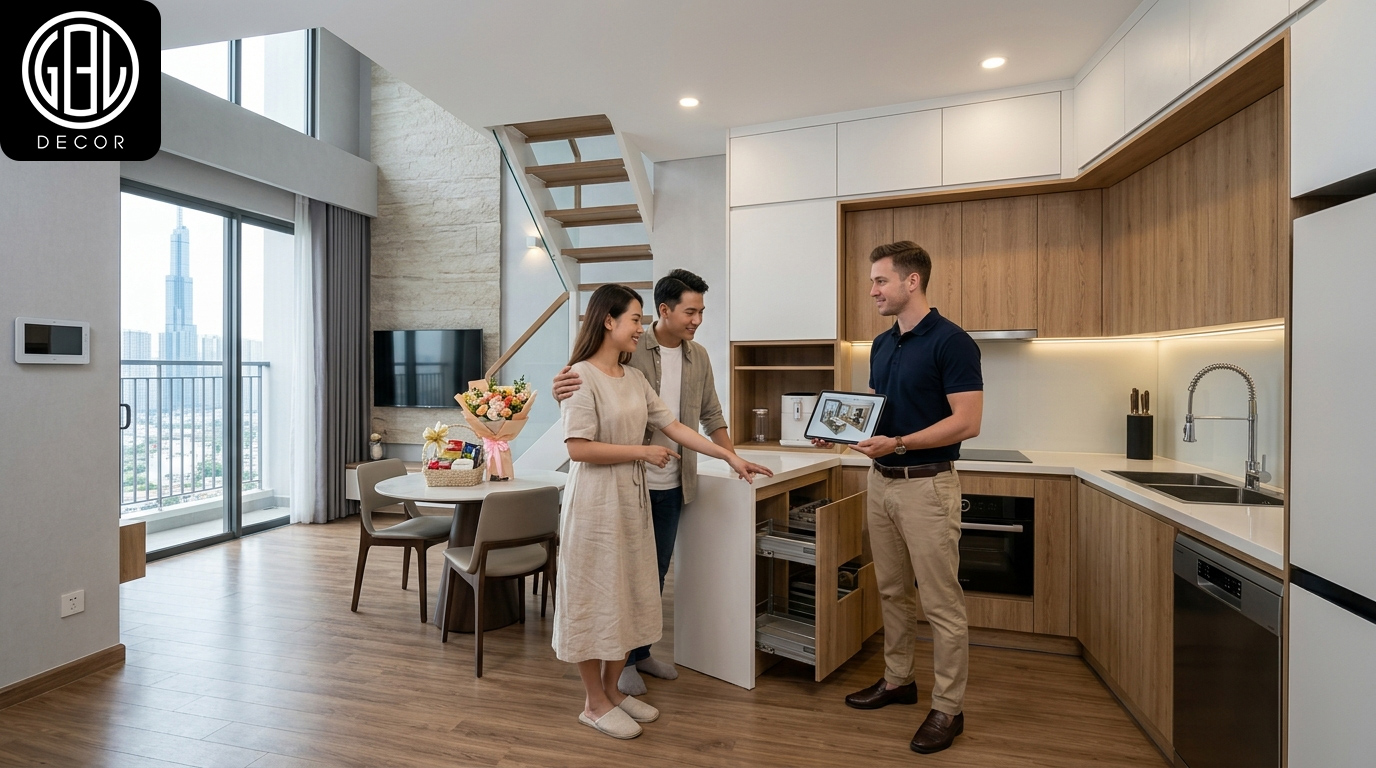 Xu Hướng thi công nội thất Trọn Gói Hiện Đại Và Tiện Nghi Tối Ưu